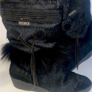 Tecnica Women's Black Fur Winter Boots